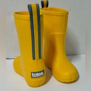 totes Yellow Kids Boots